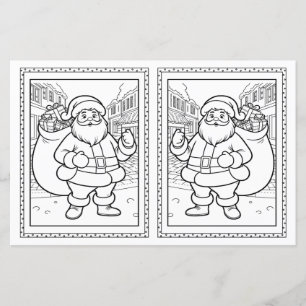 Feuille de coloriage de Noël pour enfants