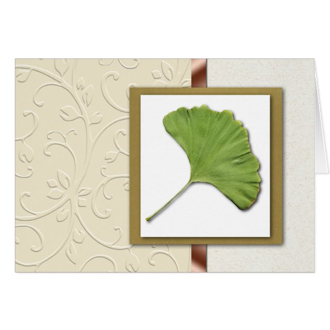Feuille de Ginkgo (Devant horizontal)