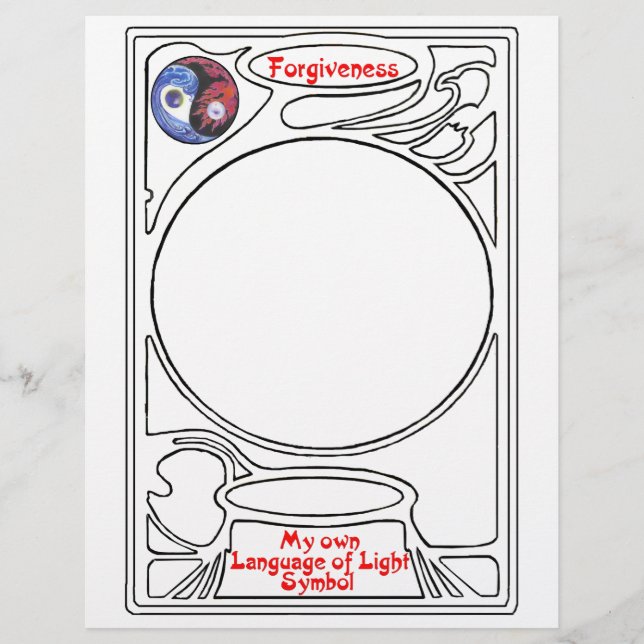 Feuille de gribouillage (Devant)