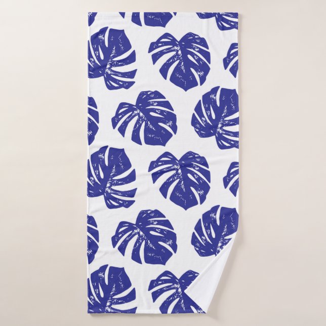 Feuille de palmier tropical motif (Serviette de bain)