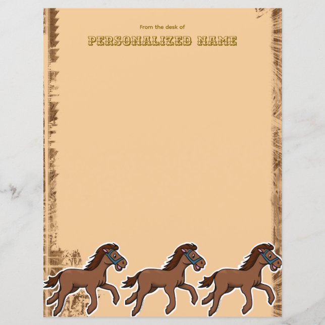 Feuille de papier antidoublé Harry Horse Rustique (Devant)