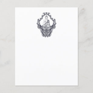 FEUILLE DE PAPIER : BUDDHA