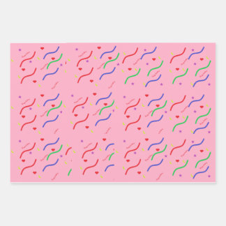 Feuille De Papier Cadeau 19" x 29" Hojas de papel de regalo, Mate