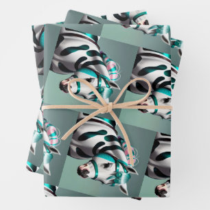 Feuille De Papier Cadeau 3D Spirit Pony 7