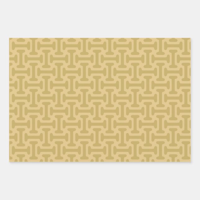 Feuille De Papier Cadeau 60s Paper Pattern (Devant)