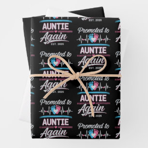 Feuille De Papier Cadeau À nouveau promue tante en 2026 Révélation de gross