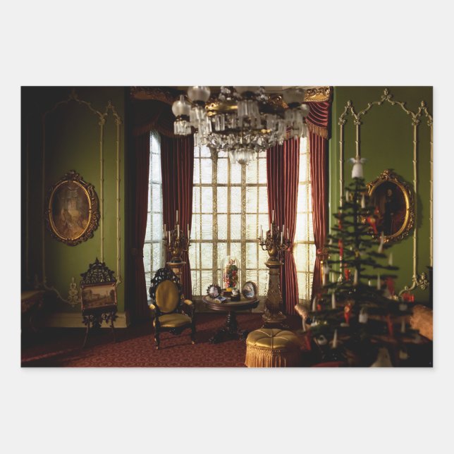 Feuille De Papier Cadeau A Victorian Christmas - Wrapping Paper Sheets (Devant)