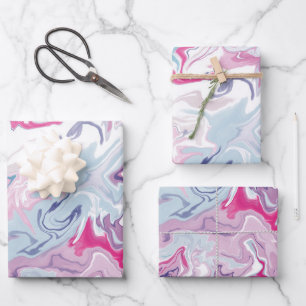 Feuille De Papier Cadeau acrylique liquide