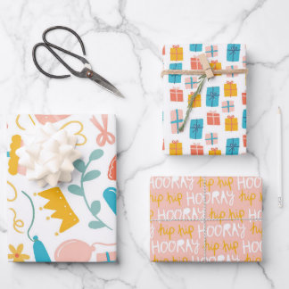 Feuille De Papier Cadeau Adorable Cadeau Hip Hip Hip