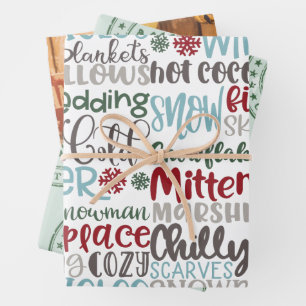 Feuille De Papier Cadeau Affichage de l'art, du cachet postal et de la fenê