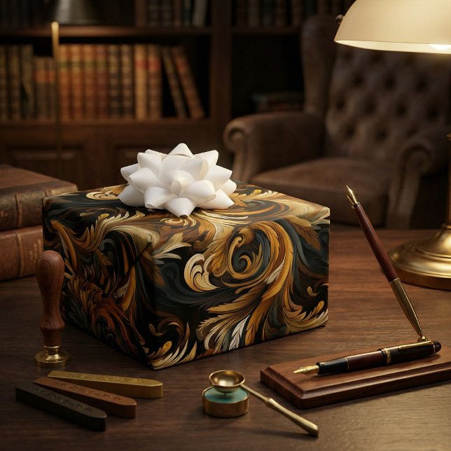 Feuille De Papier Cadeau Aigle Totem & Feather Swils Majestic Design (Créateur téléchargé)