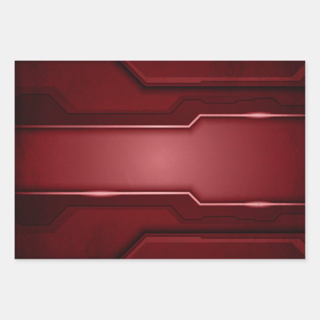 Feuille De Papier Cadeau Aiguisé (Devant)