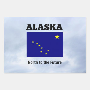Feuille De Papier Cadeau Alaska, du nord au futur