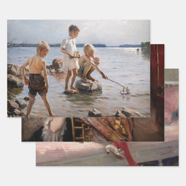 Feuille De Papier Cadeau Albert Edelfeel - Sélection de chefs-d'oeuvre (Lot)