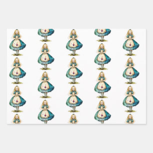 Feuille De Papier Cadeau Alice au pays des merveilles