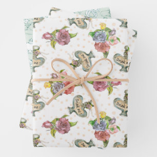 Feuille De Papier Cadeau Alice au pays des merveilles Motif