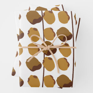 Feuille De Papier Cadeau Alimentation de pains sucrés