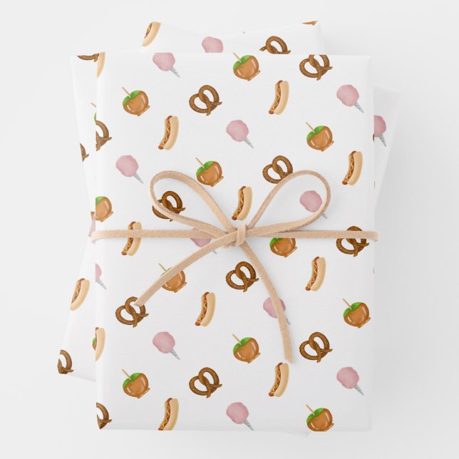 Feuille De Papier Cadeau All’s Fair Summer State Fair Foodie Cadeau (En situation)