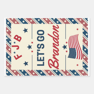 Feuille De Papier Cadeau Allons Brandon