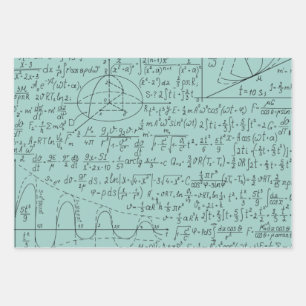 Feuille De Papier Cadeau Amateurs mathématiques, Formule mathématiques, G