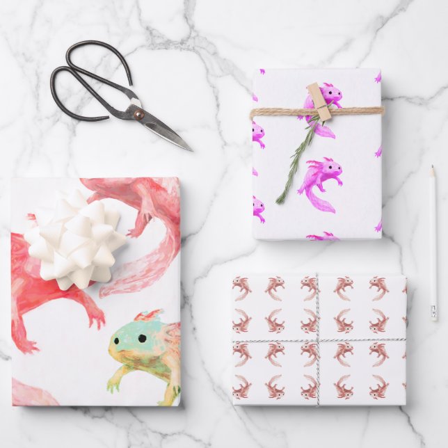 Feuille De Papier Cadeau ambistoma™ (Recto)