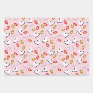 Feuille De Papier Cadeau Amusement hivernal