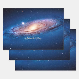 Feuille De Papier Cadeau Andromeda Galaxy