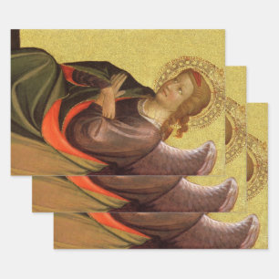 Feuille De Papier Cadeau Ange de la Renaissance par Maître du Bambino Vispo