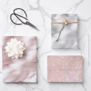 Feuille De Papier Cadeau Anniversaire de Glam rose