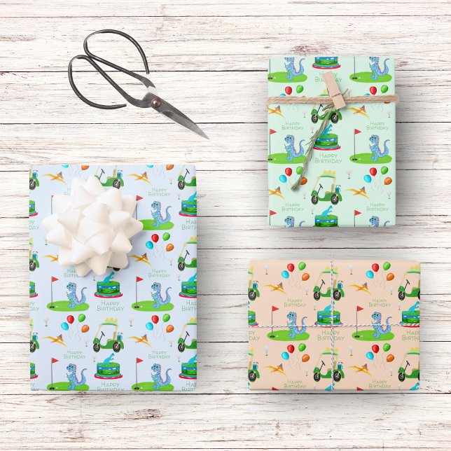 Feuille De Papier Cadeau Anniversaire de naissance heureux pour enfants sur (Créateur téléchargé)