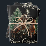 Feuille De Papier Cadeau Appaloosa Christmas<br><div class="desc">Hé les amateurs de chevaux ! Enveloppez-vous dans l'esprit de Noël avec notre Sweatshirt Appaloosa. C'est un incontournable pour tous les amateurs d'Appaloosa. Prenez le vôtre via le lien en bio et fêtez la saison en style!</div>