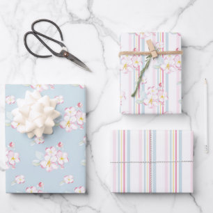Feuille De Papier Cadeau Apple Blossom Collection