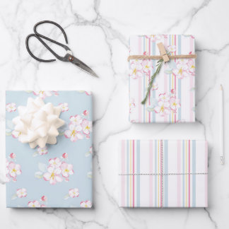 Feuille De Papier Cadeau Apple Blossom Collection