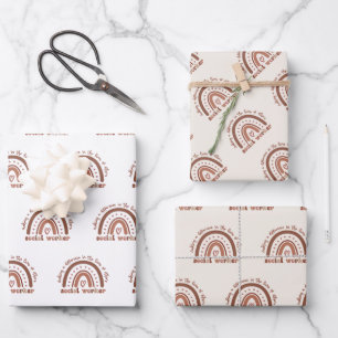 Feuille De Papier Cadeau Appréciation des travailleurs sociaux Cadeaux d'ét