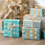 Feuille De Papier Cadeau Aqua Blue Starfish Sand Dollar Noël<br><div class="desc">Cet ensemble de 3 feuilles de papier d'emballage est parfait pour l'emballage cadeau de vacances côtier. Les motifs sur le thème de la plage de Noël comprennent : dollar de sable et étoiles de mer avec corail de parties scintillant sur arrière - plan bleu aqua ; dollars de sable blanc...</div>