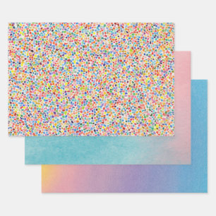 Feuille De Papier Cadeau Aquarelle Art Artiste Arrière - plan Enveloppemen