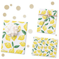 Aquarelle Citron Motif