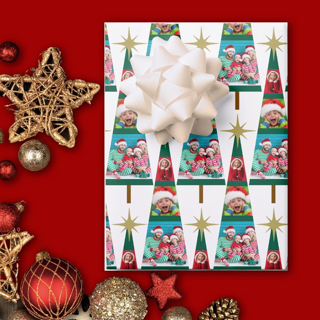 Feuille De Papier Cadeau Arbre de Noël photo (Créateur téléchargé)