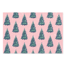 Arbres de Noël modernes simples et verts neigeux r