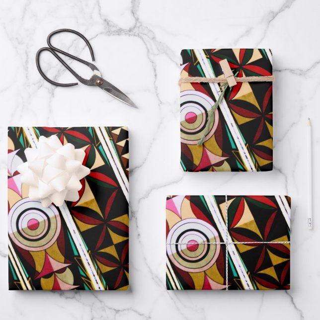 Feuille De Papier Cadeau Architecture espagnole (Recto)