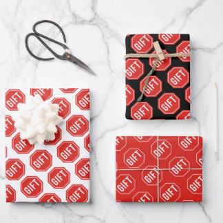 Feuille De Papier Cadeau ARRÊT : CADEAU Funny Unique nouveauté Simple Class