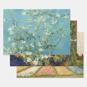 Feuille De Papier Cadeau Art de Vincent Van Gogh, Découpage