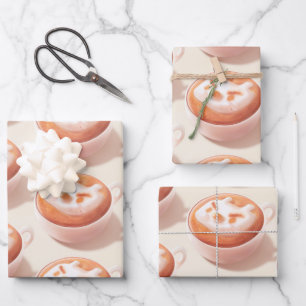 Feuille De Papier Cadeau Art latte