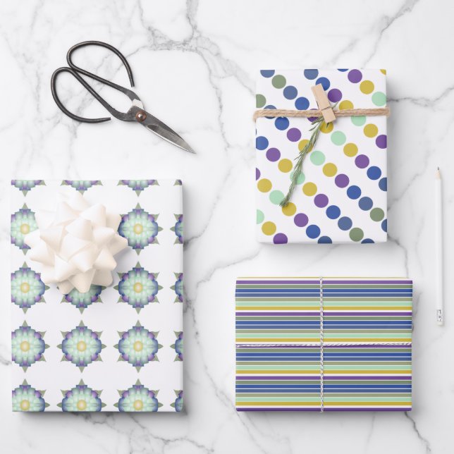 Feuille De Papier Cadeau Artsy décoratif (Recto)