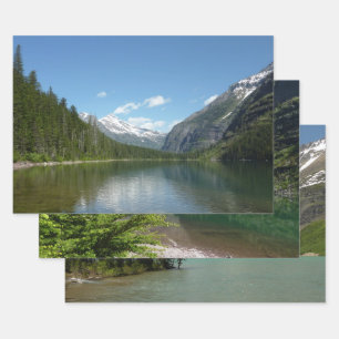 Feuille De Papier Cadeau Avalanche Lake dans le parc national de Glacier