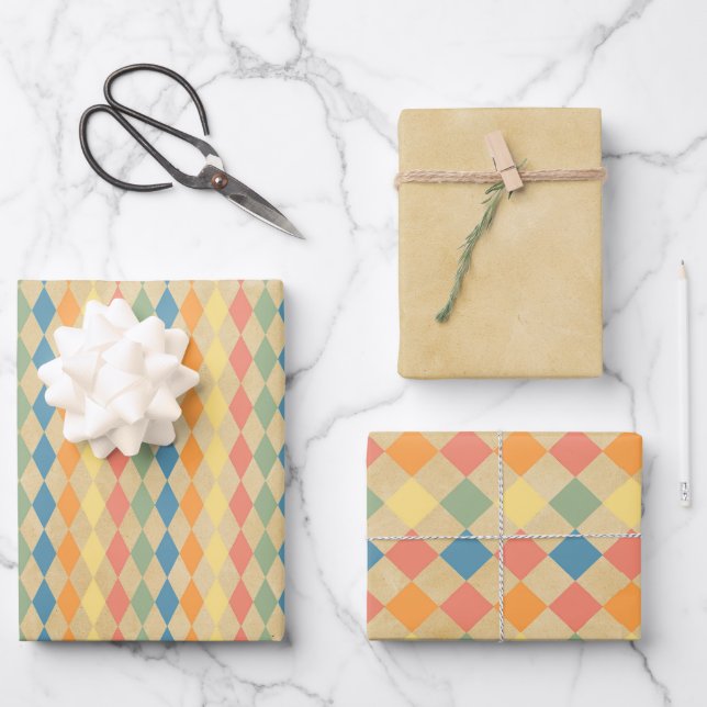 Feuille De Papier Cadeau Baby Circus (Recto)