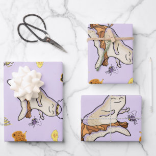 Feuille De Papier Cadeau Baby-fantôme