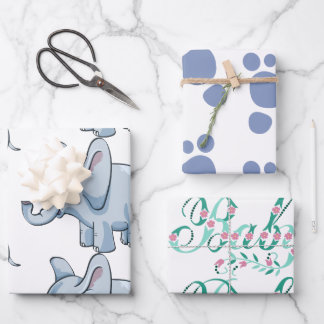 Feuille De Papier Cadeau Baby shower gift wrapping paper sheet