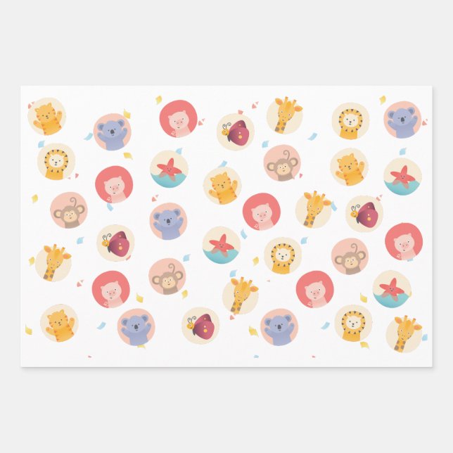 Feuille De Papier Cadeau babygirll (Devant)