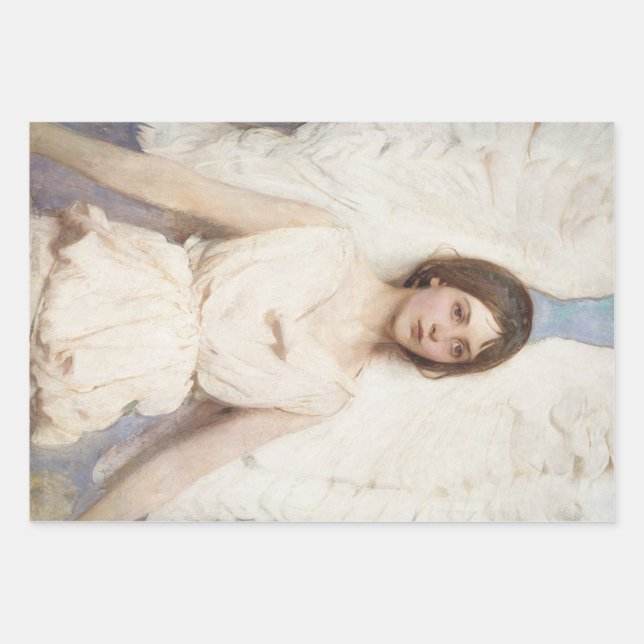 Feuille De Papier Cadeau Beau ange (par Abbott Handerson Thayer) (Devant)
